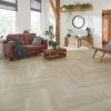Van Gogh Herringbone Grey Brushed Oak